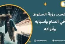 تفسير رؤية السقوط في المنام وأسبابه وأنواعه تفسير حلم السقوط في المنام